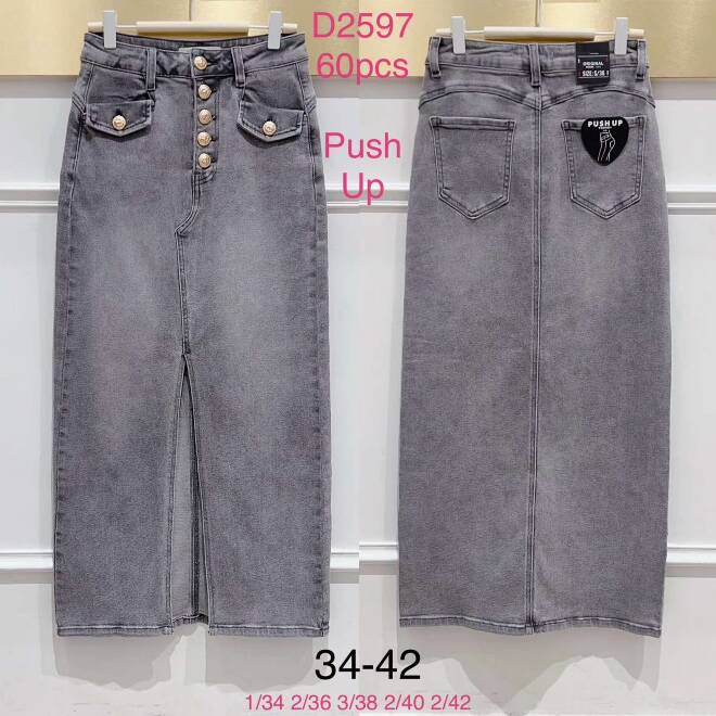 Spodnica damskie D2597 1 kolor  34-42