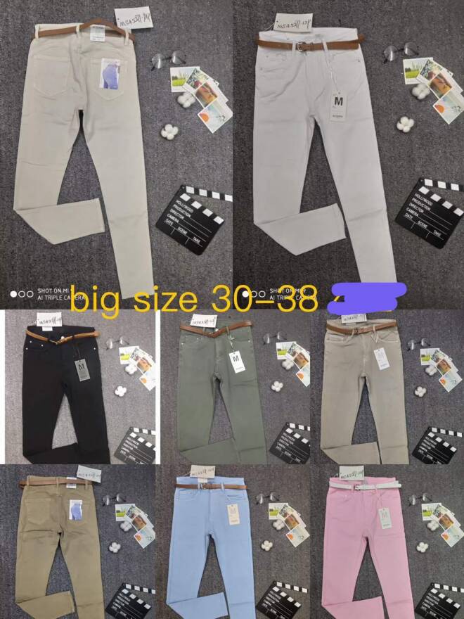 Jeansy damskie 2829 1 kolor  30-38