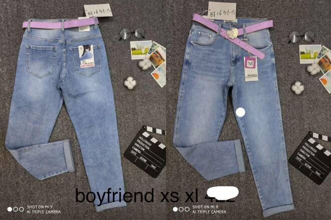 Jeansy damskie 2834 1 kolor  XS-XL 1