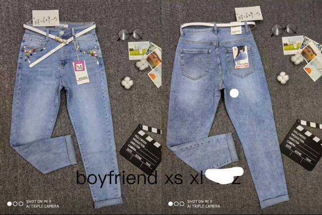 Jeansy damskie 2835 1 kolor  XS-XL 1