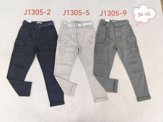 Jeansy damskie J1305-2 1 kolor  34-42 1