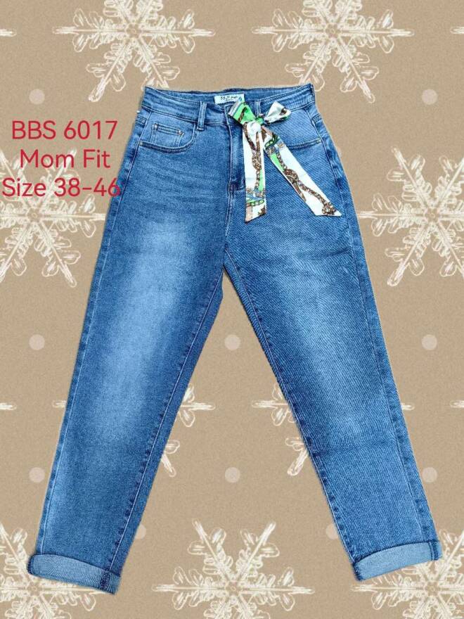 Jeansy damskie 6017 1 kolor  38-46 1