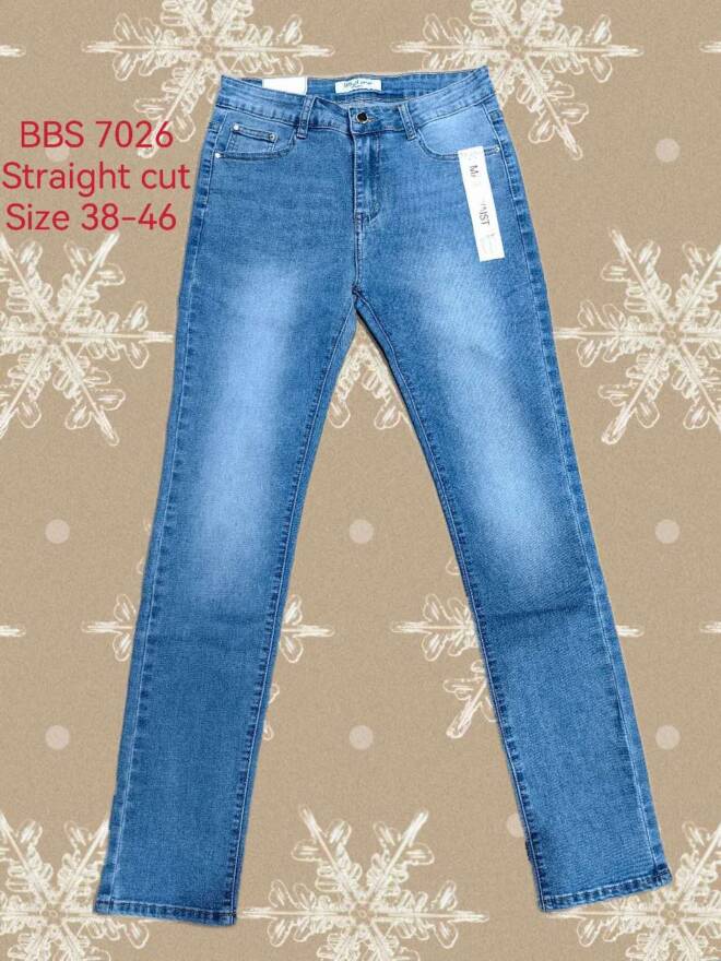 Jeansy damskie 7026 1 kolor  38-46
