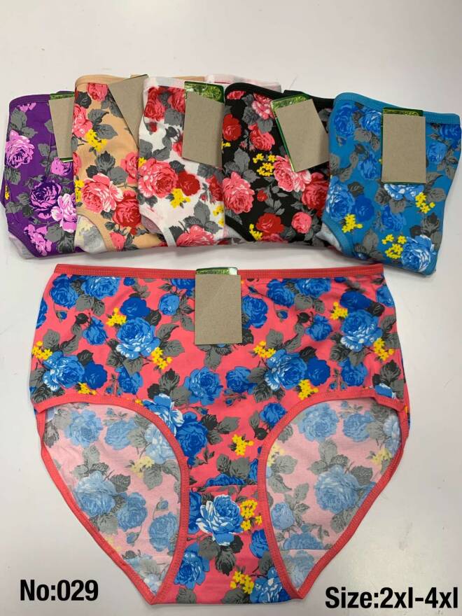 Majtki damskie 029 Mix KOLOR  2XL-4XL