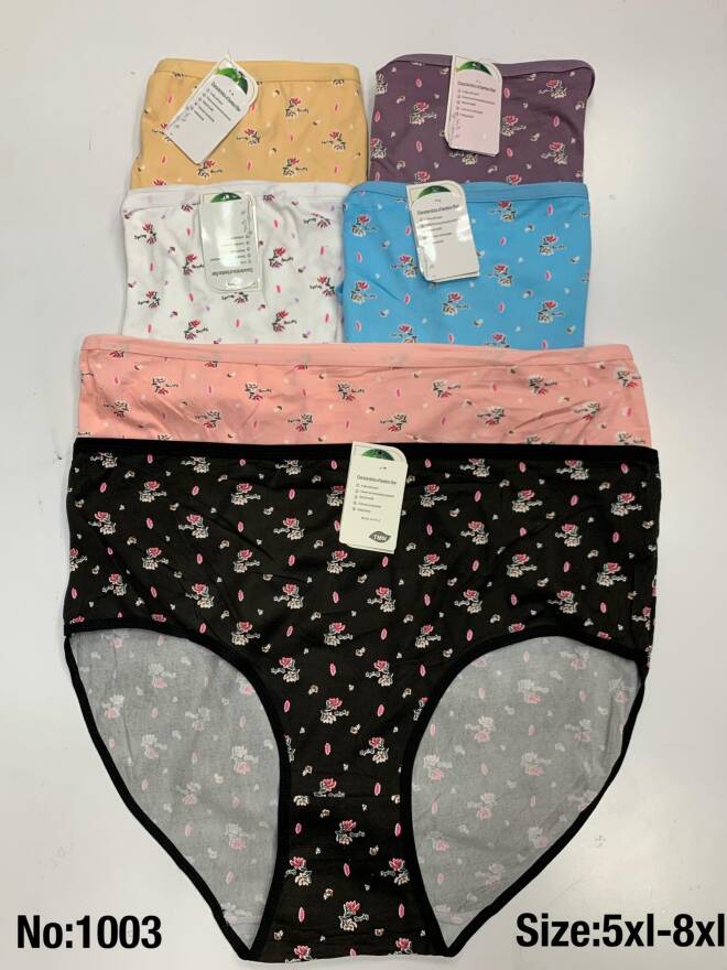 Majtki damskie 1003 Mix KOLOR  5XL-8XL 1