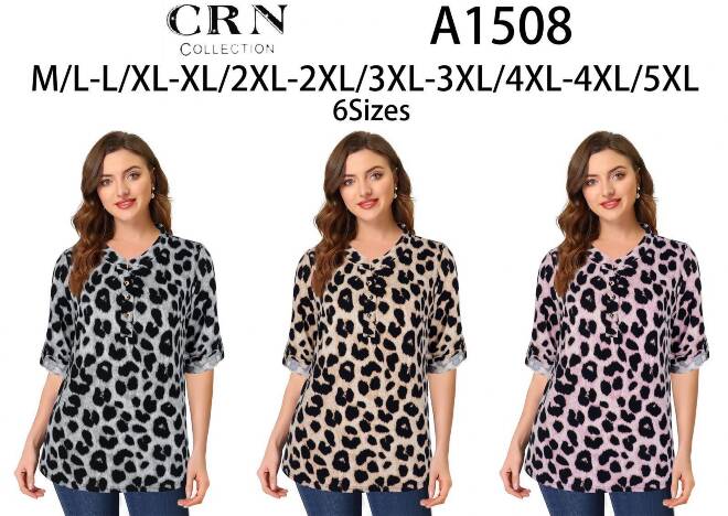 Koszula damskie A1508 Mix KOLOR  M-5XL