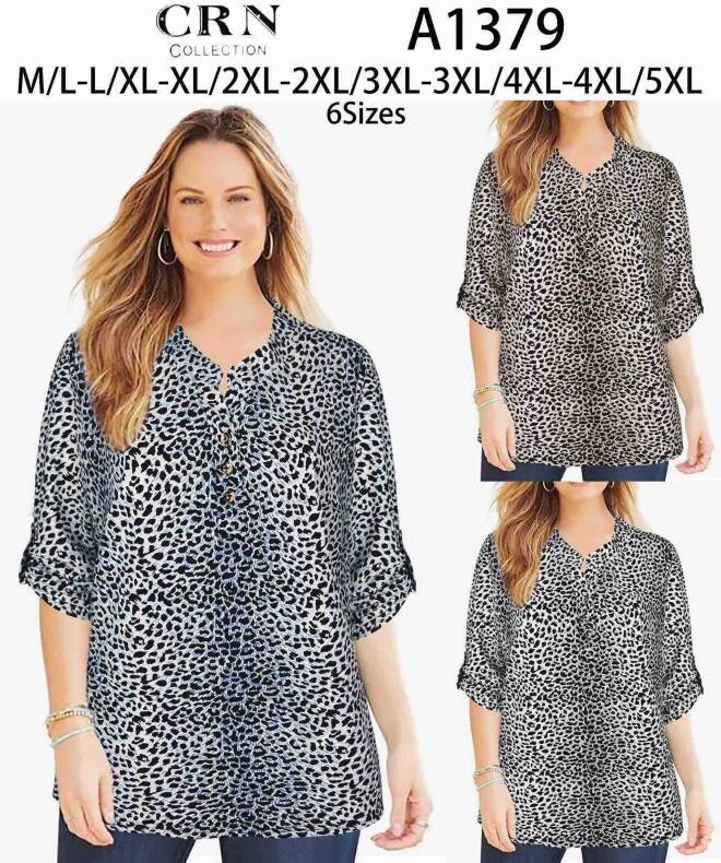 Koszula damskie A1379 Mix KOLOR  M-5XL