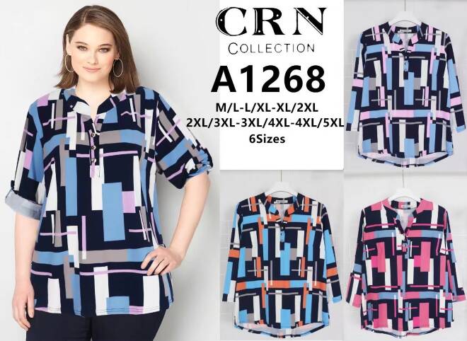 Koszula damskie A1268 Mix KOLOR  M-5XL
