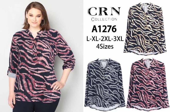 Koszula damskie A1276 Mix KOLOR  L-3XL