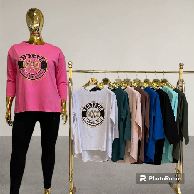 Bluzka damskie 3302 1 Kolor  Standard (Towar Tureckie)