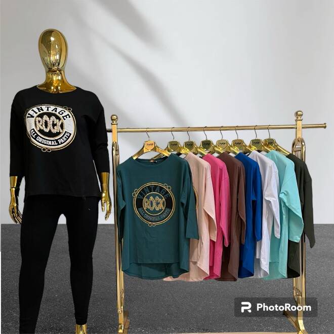 Bluzka damskie 3303 1 Kolor  Standard (Towar Tureckie)