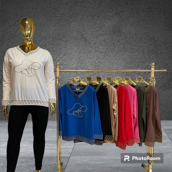 Bluzka damskie 3306 1 Kolor  Standard (Towar Tureckie)