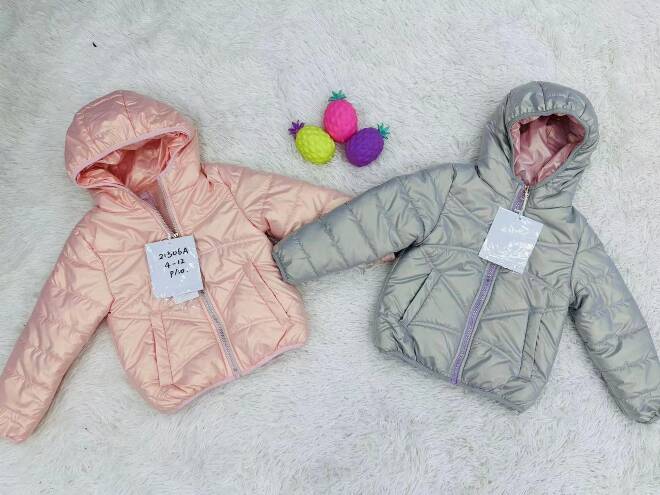 Kurtka dziewczęca 3355 Mix KOLOR  4-12