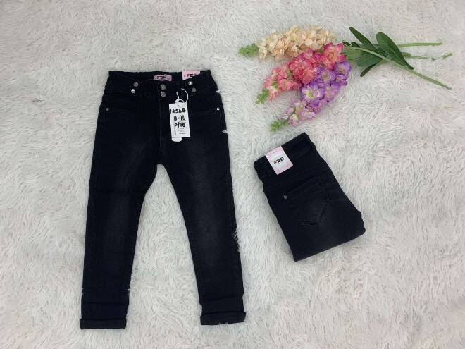 Jeansy dziewczęce 3412 1 kolor  8-16 1