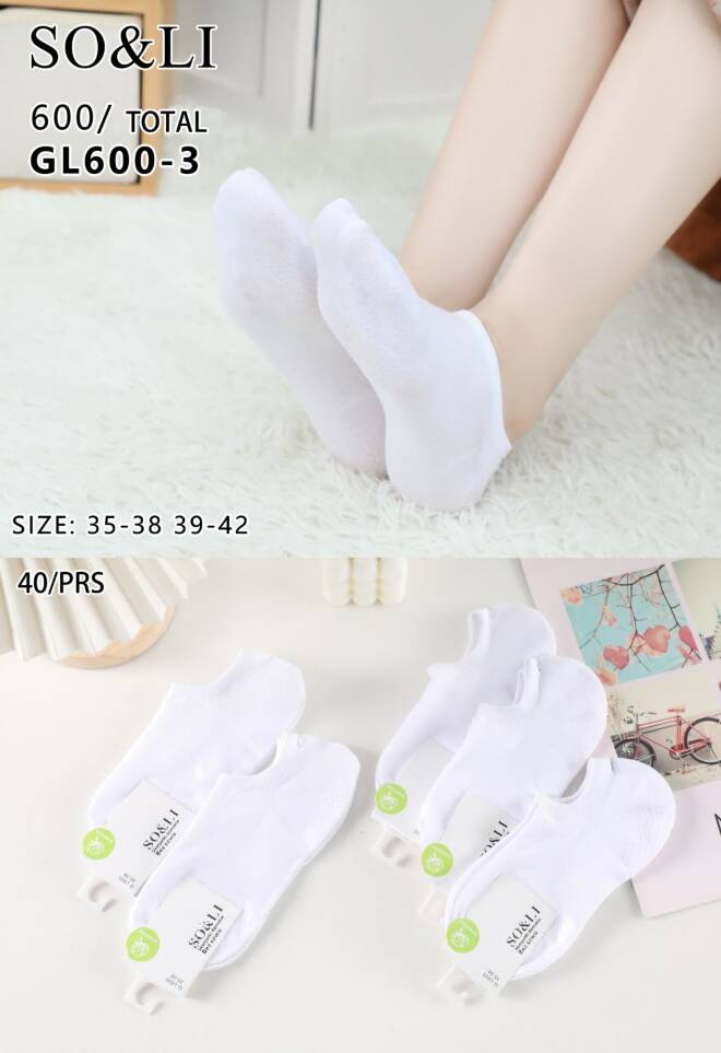Skarpetki damskie GL600-3 Mix KOLOR  35-42 1