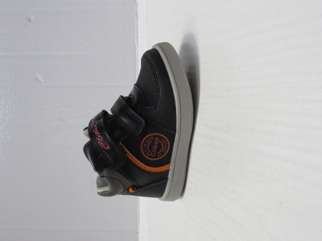 Botki Dziecięce P558 BLACK/ORANGE 20-25