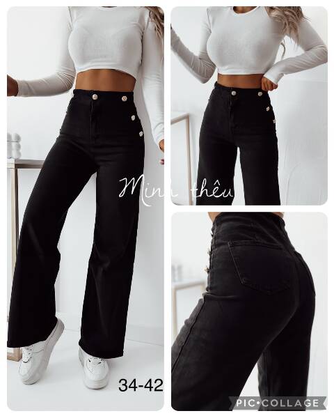 Jeansy damskie 0745 1 kolor 34-42 1