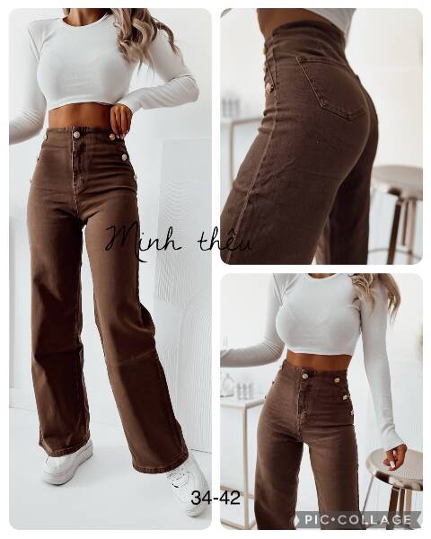 Jeansy damskie 0746 1 kolor 34-42