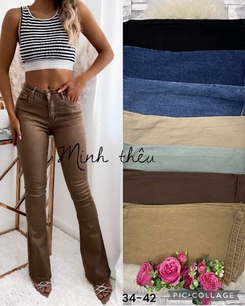 Jeansy damskie 0747 1 kolor 34-42