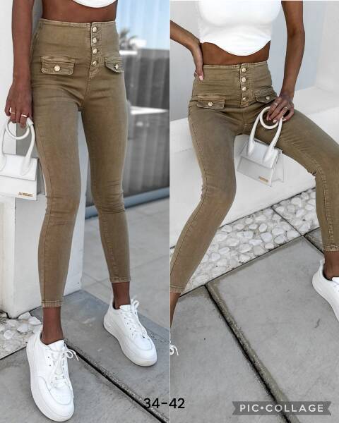 Jeansy damskie 0750 1 kolor 34-42 1