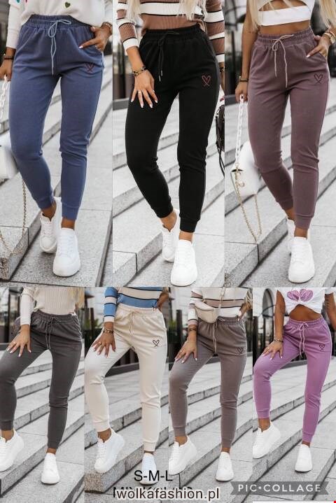 Spodnie dresowe damskie 0761 1 kolor S-L
