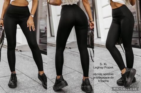 Spodnie z eko-skóry damskie 0763 1 kolor S-XL 1