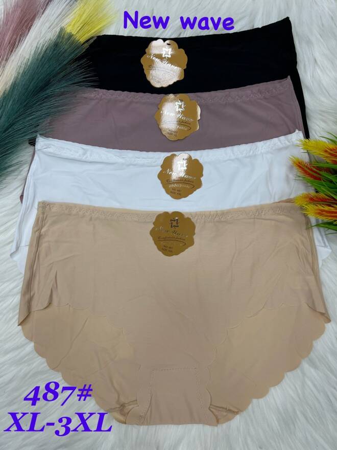 Majtki damskie 487 MIX KOLOR  XL-3XL 1