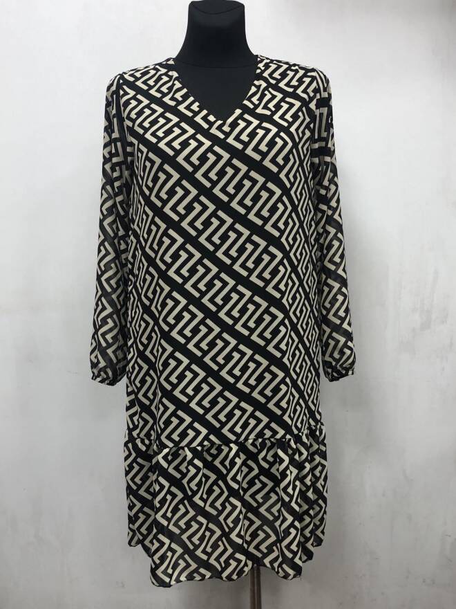 Sukienka damskie 3821 1 kolor  L-4XL (Towar Polskie)