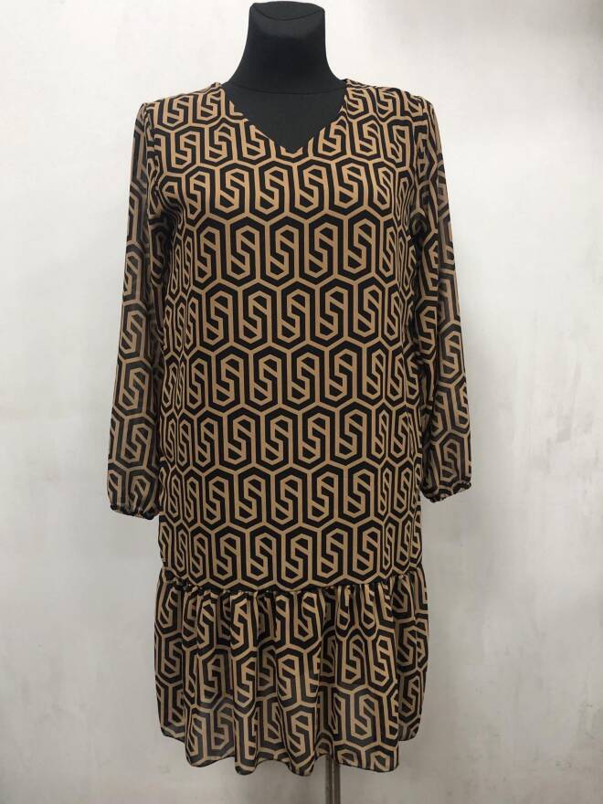 Sukienka damskie 3822 1 kolor  L-4XL (Towar Polskie)