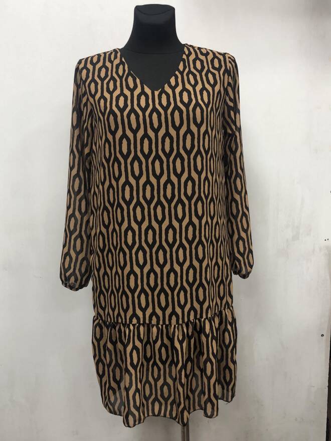 Sukienka damskie 3825 1 kolor  L-4XL (Towar Polskie)