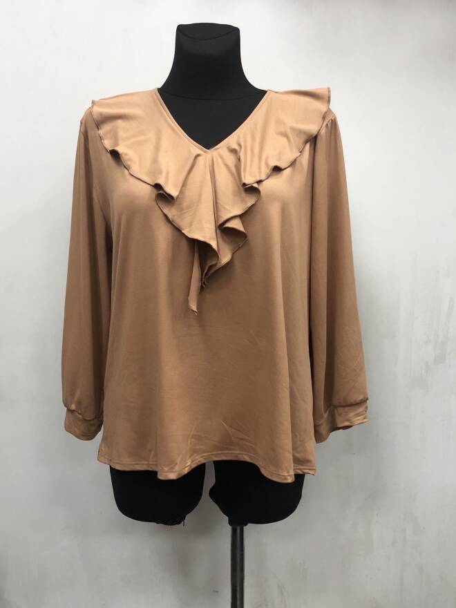 Bluzka damskie 3831 1 kolor  48-54 (Towar Polskie)