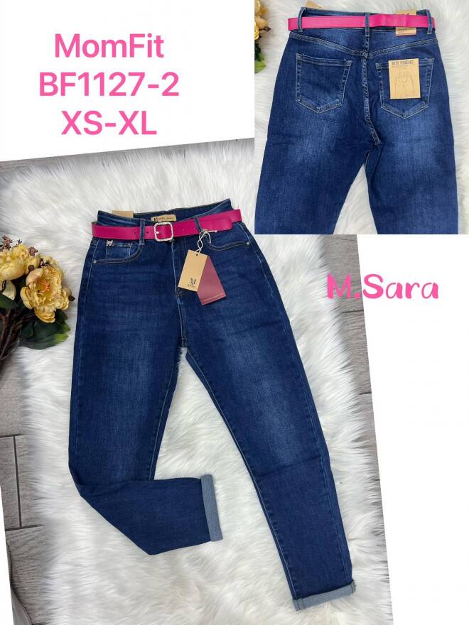 Jeansy damskie BF1127-2 1 kolor  XS-XL 1