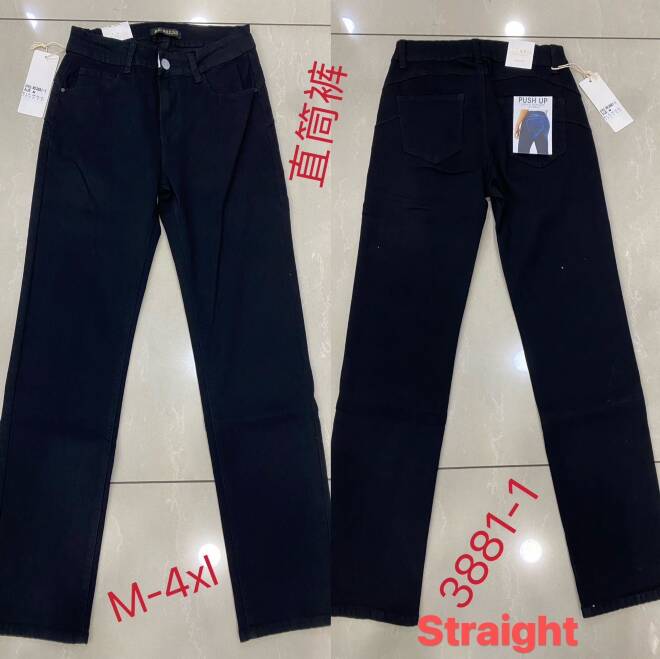 Jeansy damskie 3881-1 1 kolor  M-4XL