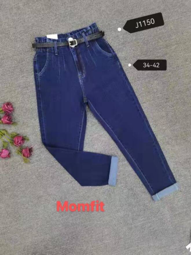 Jeansy damskie J1150 1 kolor  34-42 1