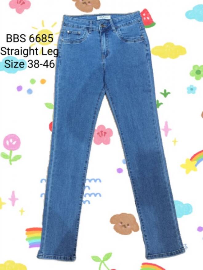 Jeansy damskie BBS6685 1 kolor  38-46