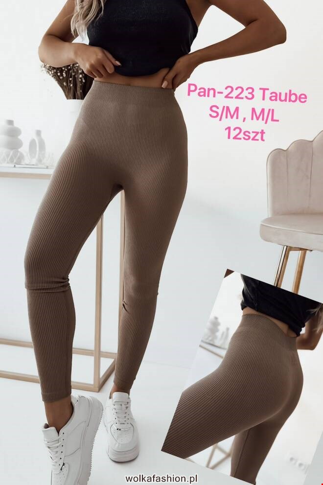 Spodnie z eko-skóry damskie PAN-223 1 kolor  S/M-L/XL