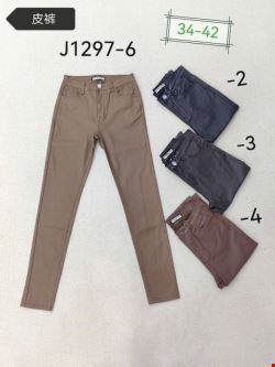 Spodnie z eko-skóry damskie J1297-6 1 kolor  34-42