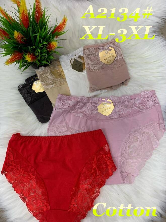 Majtki damskie A2134 MIX KOLOR  XL-3XL 1