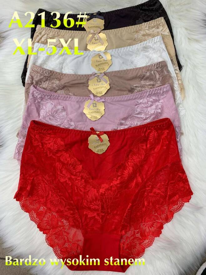 Majtki damskie A2136 MIX KOLOR  XL-5XL 1