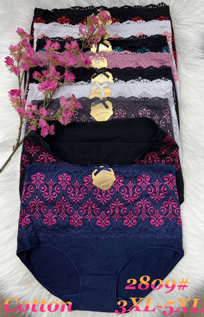 Majtki damskie 2809 MIX KOLOR  3XL-5XL 1