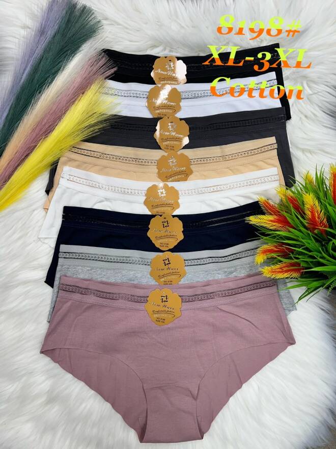 Majtki damskie 8198 MIX KOLOR  XL-3XL 1