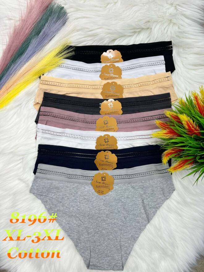 Majtki damskie 8196 MIX KOLOR  XL-3XL