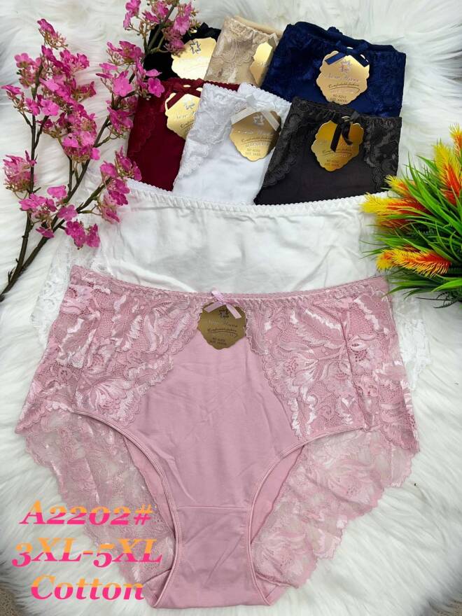 Majtki damskie A2202 MIX KOLOR  3XL-5XL