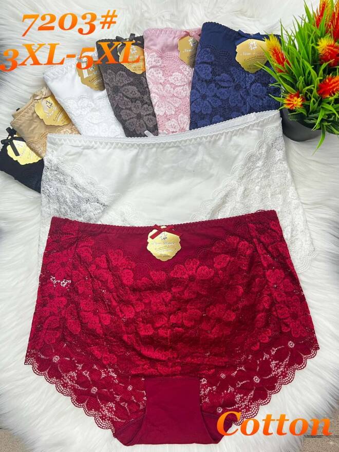Majtki damskie 7203 MIX KOLOR  3XL-5XL 1