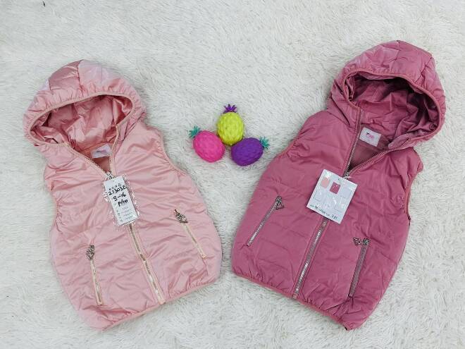 Kamizelka dziewczęca 4117 MIX KOLOR  8-16 1