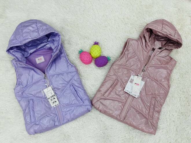 Kamizelka dziewczęca 4118 MIX KOLOR  8-16