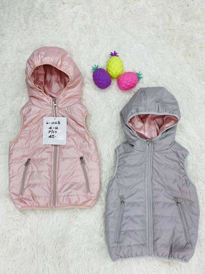 Kamizelka dziewczęca 4120 MIX KOLOR  4-12 1