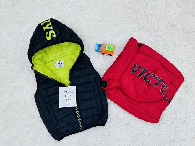 Kamizelka  chłopięca 4121 MIX KOLOR  4-12