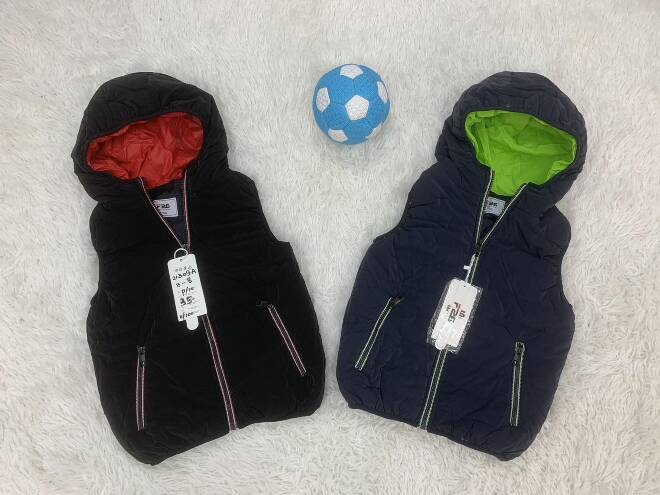 Kamizelka chłopięca 4124 MIX KOLOR  3-8 1