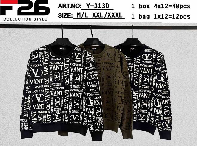 Bluza meskie Y-313D MIX KOLOR  M-3XL 1